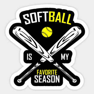 softball Sticker